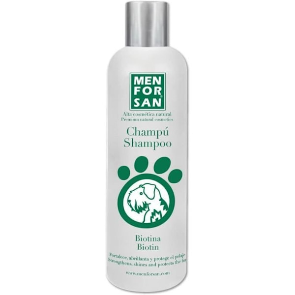 Schampo - MENFORSAN - Biotin - 300 ML - Stärker pälsen - För hundar
