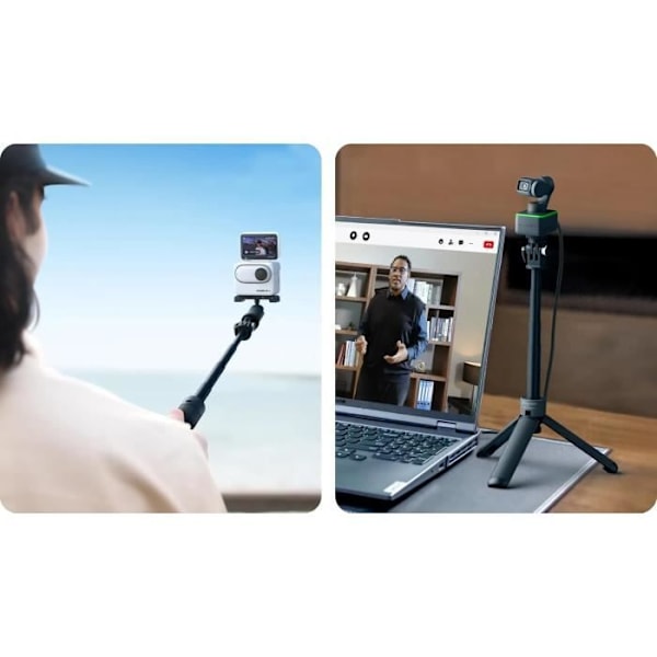 Mini stativ 2 i 1 för Insta360 X3 Svart