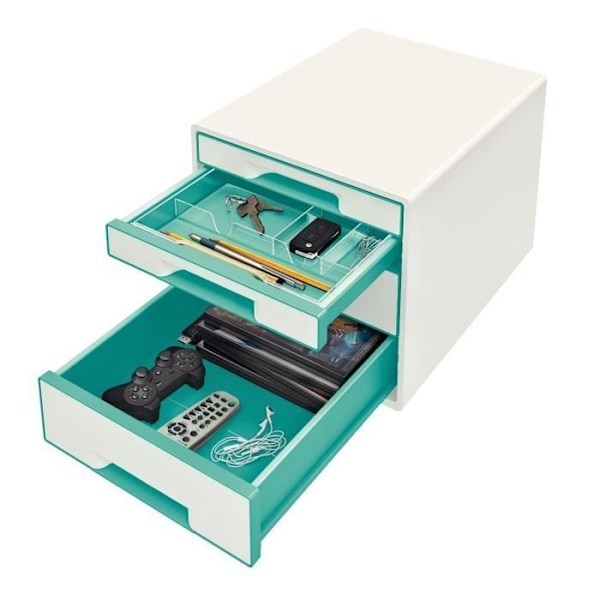 LEITZ Wow - Arkivblock - 4 lådor - Mint