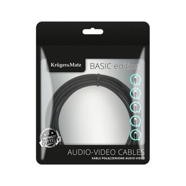 USB-USBC-kabel - Kruger&Matz - 1 m - 10 Gbps - 15 W - Tennet koppar - OFC koppar - USB typ A - USB mikro typ C