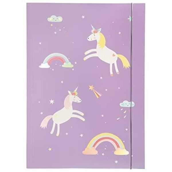 FOLIA 69013 - A3 HOT FOIL MAGIC UNICORNS PINDMÄRKE, I MASSIV KARTONG