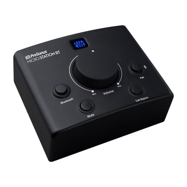 Monitor controller 2.1 - Presonus - Micro Station BT - Bluetooth - Hemma studio - Svart