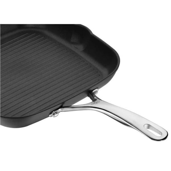 BALLARINI Alba - Non-Stick Grillpanna 28 x 28 cm, Aluminium, Svart