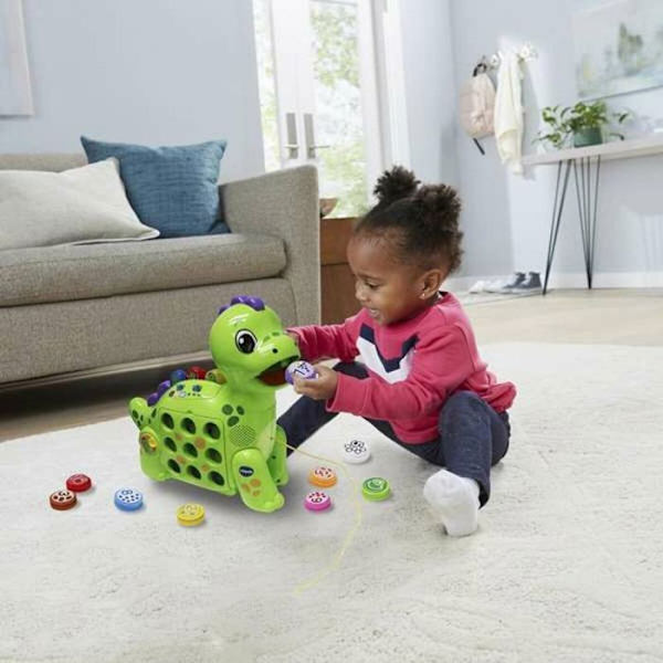 Miniatyrfigur - Vtech miniatyrkaraktär - 3480-532022 - Frossande dinosaurie Barn Räkna och lär dig, , Medium