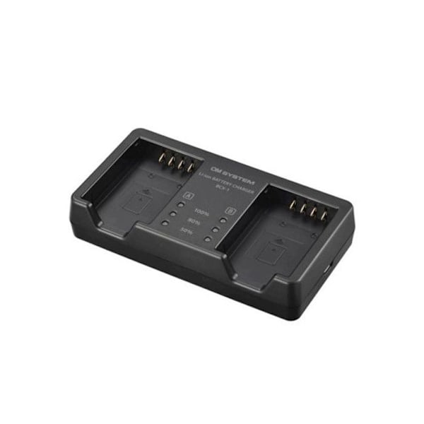 Laddare BCX-1 - OM System - BLX-1 - Färg Vit - Modell V6560040W000 Svart