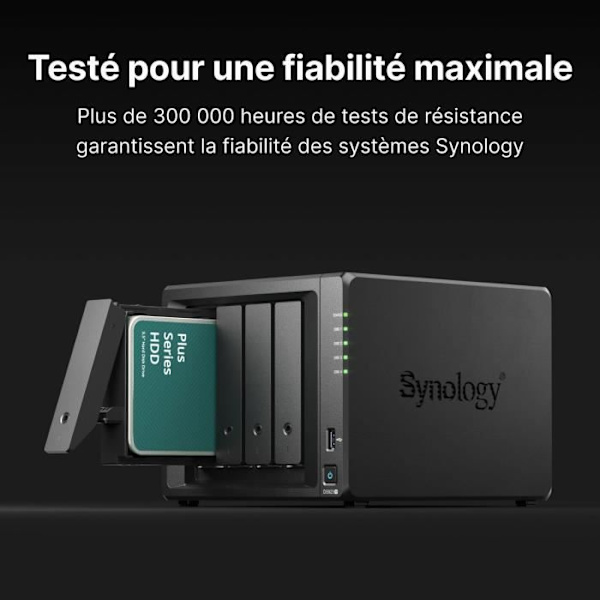 Intern disk 4 To - SYNOLOGY - HAT3300-4T - SATA 6 Gbit/s - 5400 varv/min