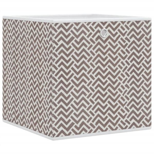 Fällbara förvaringslådor 4 st 32x32x32 cm nonwoven tyg