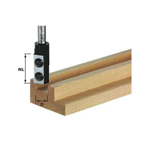 Spårfräs - FESTOOL - HW S8 - Ersättningsskär - Jiggar - Hög precision