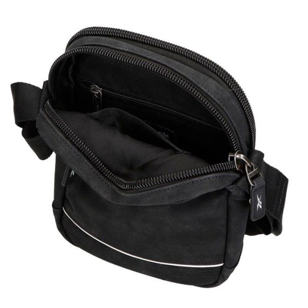 Reebok Bag - 8815521 - Cincinnati Axelväska Två fack Svart 17x22x7,5 cm Syntetläder