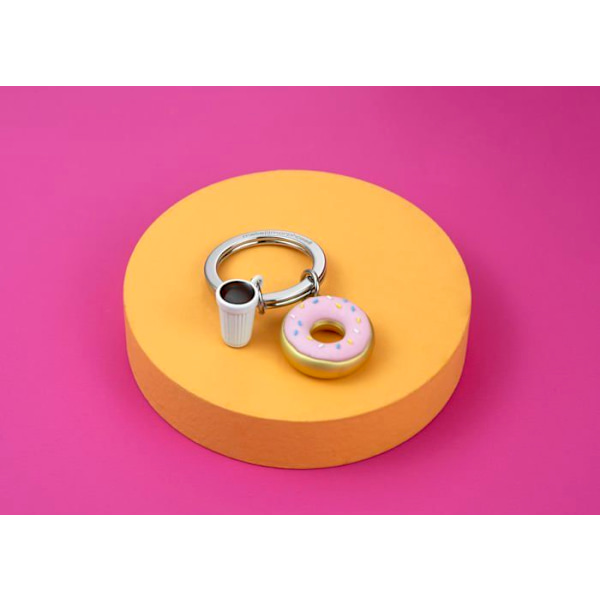 Charm s O meta[l]morphose - MTM324-01KON - METALMORPHOSE - Nyckelring Donut - Present till man, present till kvinna