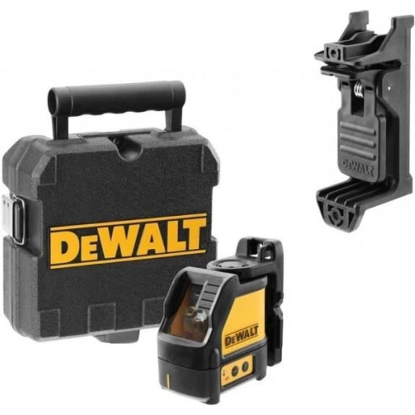 DEWALT DW088CG-XJ grön laser - Noggrannhet +/- 0,3 mm/m - Magnetstöd - Med bärväska