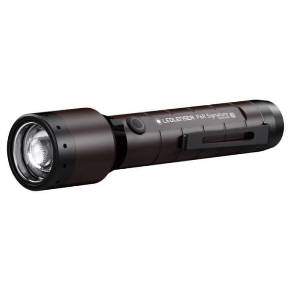 Ficklampa - LedLenser - P6R Signature - 1400 Lumen - 240 m - USB Uppladdningsbar Vit, Röd