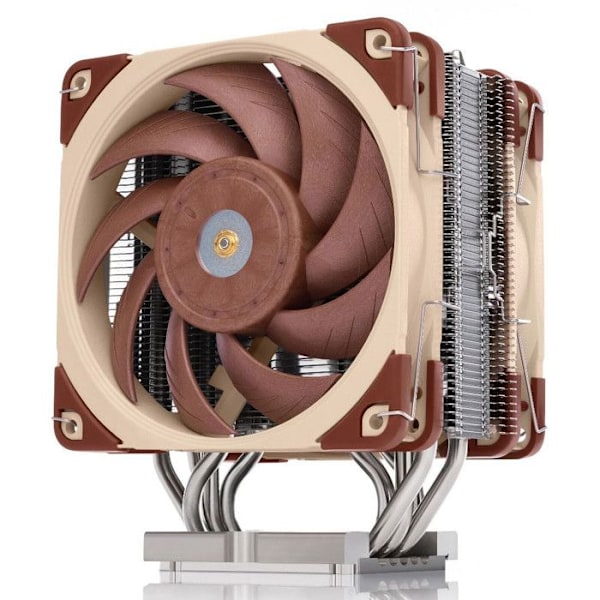 NOCTUA NH-U12S DX-4677, PREMIUM CPU FLÄKT FÖR INTEL XEON LGA4677 ( Brun, Ljusbrunt, Silver