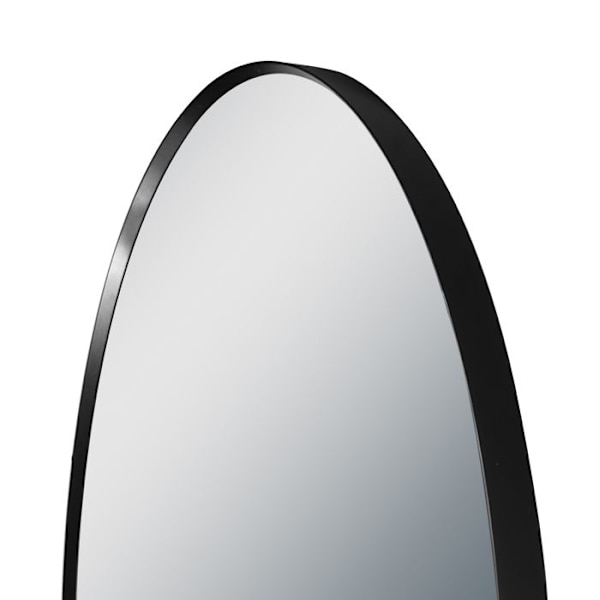 Cirkulär badrumsspegel 60 cm i diameter - mattsvart finish - RING DARK 60