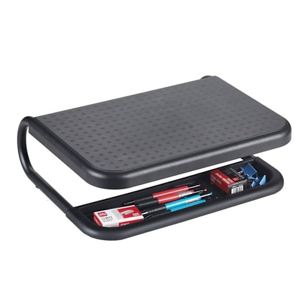 Stöd för skärm - fäste för skärm Q-connect - KF17416 - Stöd för skärm, 38x29,5 cm, höjdjusterbar, svart