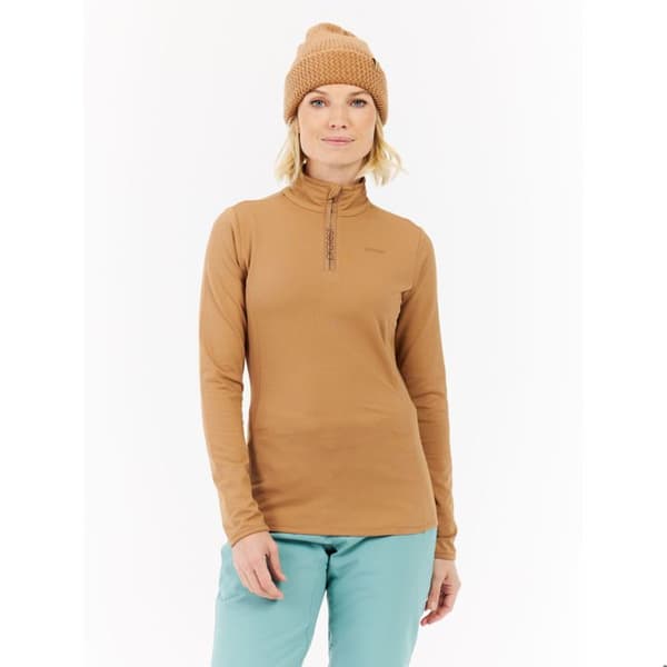 Damsouspull 1/4 zip Protest Refabriz - teddy brown teddy brun XXL