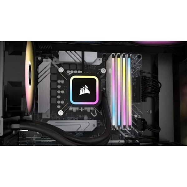 RAM-minne - CORSAIR - Dominator Titanium RGB DDR5 - 32GB 2x16GB DIMM - 7000MT/s - Intel XMP 3.0 - 1.45V - Vit