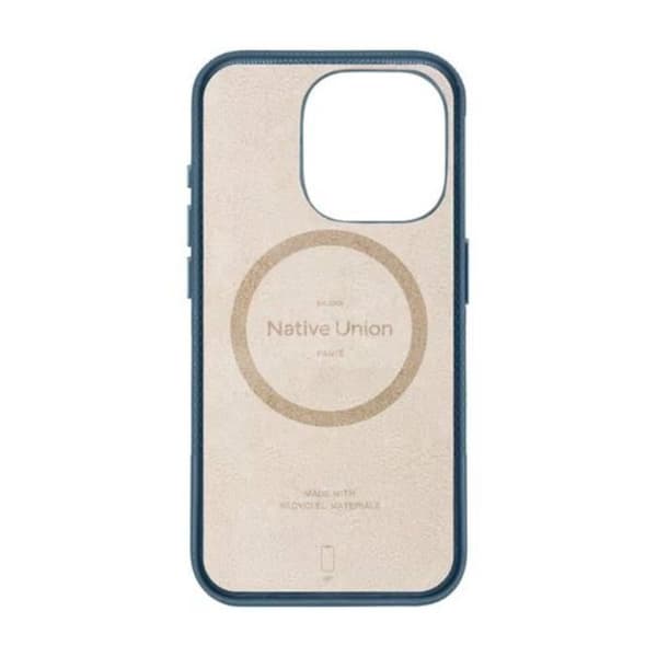 Skyddshölje - NATIVE UNION - iPhone 16 Pro Max - Stötsäker - Återvunnen mikrofiber - Blå Blå