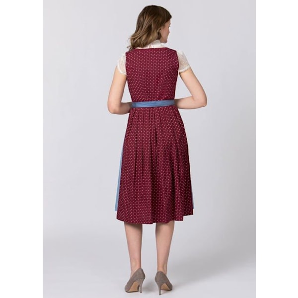 Stockerpoint Klänning - JULINA BORD-42 - Dam Julina Dirndl Klänning Bordeaux 44