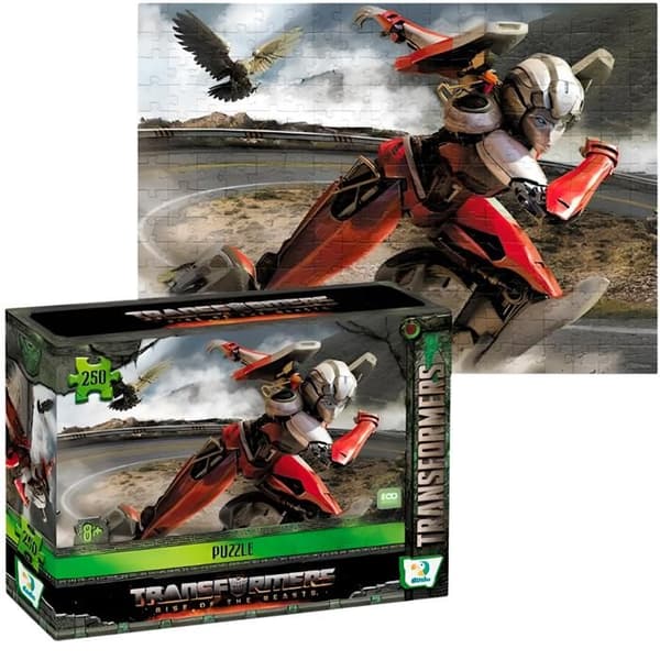 PUZZLE 250 BITAR TRANSFORMERS MED SOFT TOUCH YTTERFALD FÖR BARN
