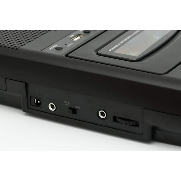 GPO CRS132 USB Kassettbandspelare med Inbyggd Extern Mikrofon
