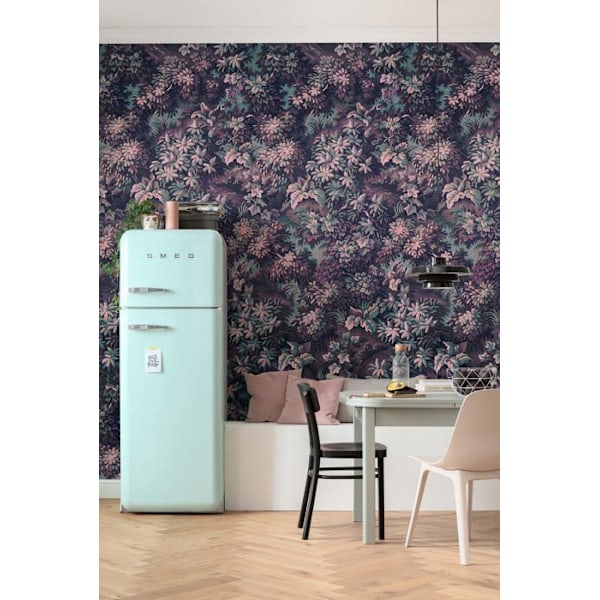 Poster - Komar - HX6-006 - XXL Poster - Botanisk aubergine - 300cm x 280cm lila aubergine rosa lila