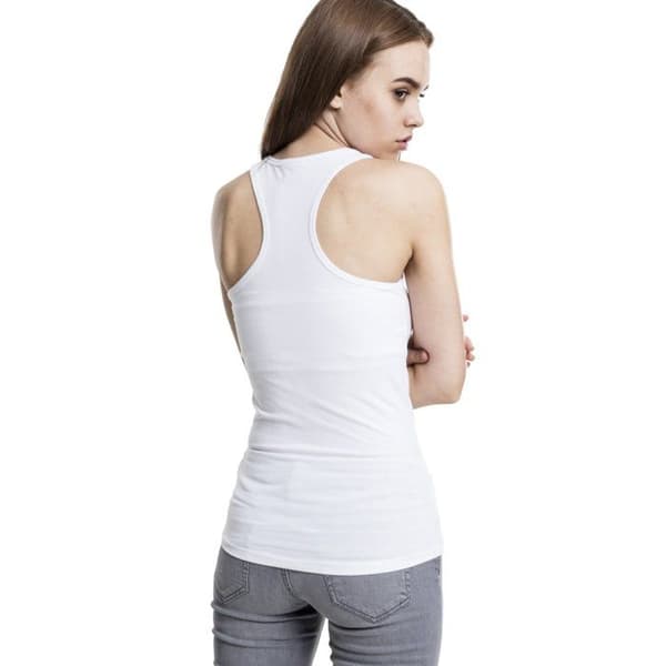 Tanktopp - Urban Classics - Dam - Vit - Slim - Stretch Fit - S