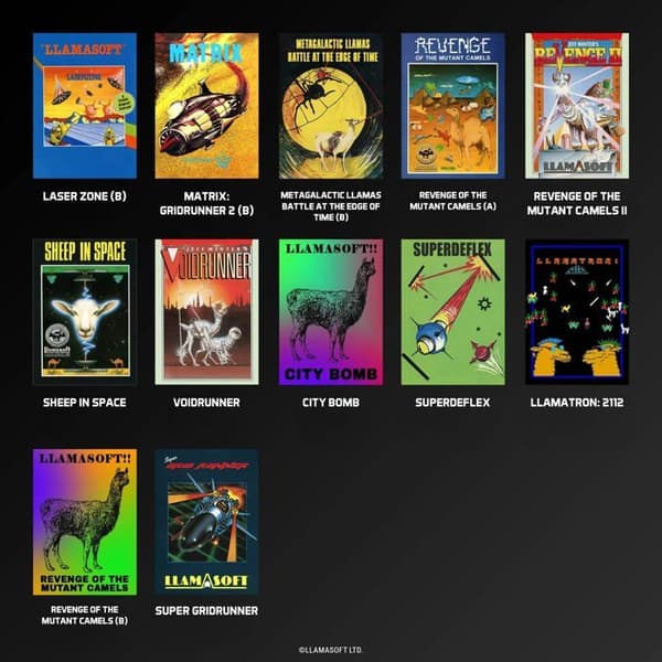 Blaze Evercade - Llamasoft-samlingen - Kartusch nr 10 "Hemdatorer"