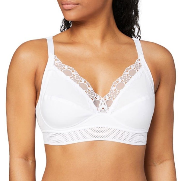 Playtex BH - P0AUA - Feel Good Support Dambygel BH i ekologisk bomull x1 Vit 95C