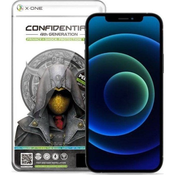 X-one Protecteur LCD Extreme Shock Eliminator 4:e generationens Integritet - för iPhone 14 Pro Max