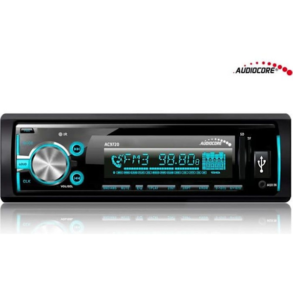 Bilradio - Audiocore - AC9720 - Bluetooth - 25W x 4 - 1 DIN