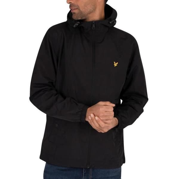Zip Genom Huvtröjan - Lyle & Scott Svart jag