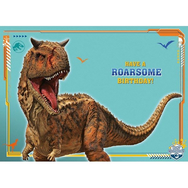 Danilo-kampanjer - JW038 - Jurassic World 7th Birthday Card Cretaceous Design