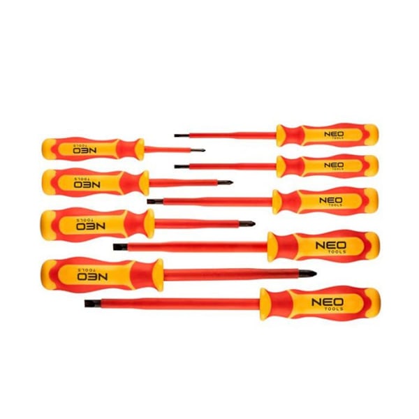 Skruvmejselsats 1000V, 9 delar - NEO TOOLS - 04-143
