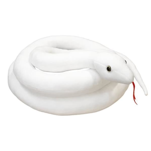 Plush leksak - Vit orm - 300 cm - Mjuk - Dekorativ Vit