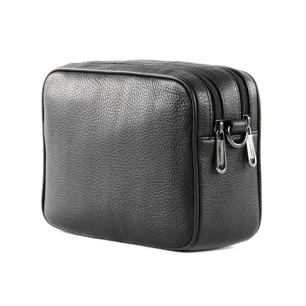 Axelväska - MANDARINA DUCK - Mellow Leather - Kalvskinn - Svart - 23x16x9 cm svart