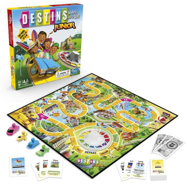 Fates game - Hasbro Gaming - The game of life Junior - för barn - från 5 år Destinies Junior