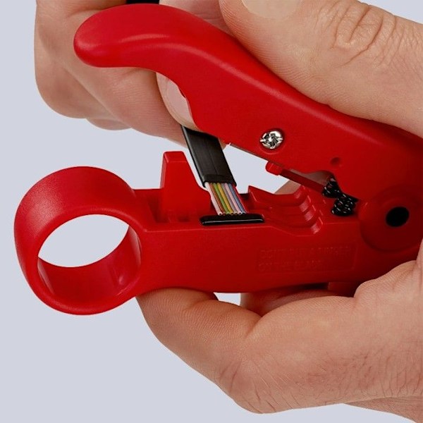 Avisoleringsverktyg för koaxialkablar RG 59, RG 6, RG 7, RG 11 - Knipex 16 60 06 SB