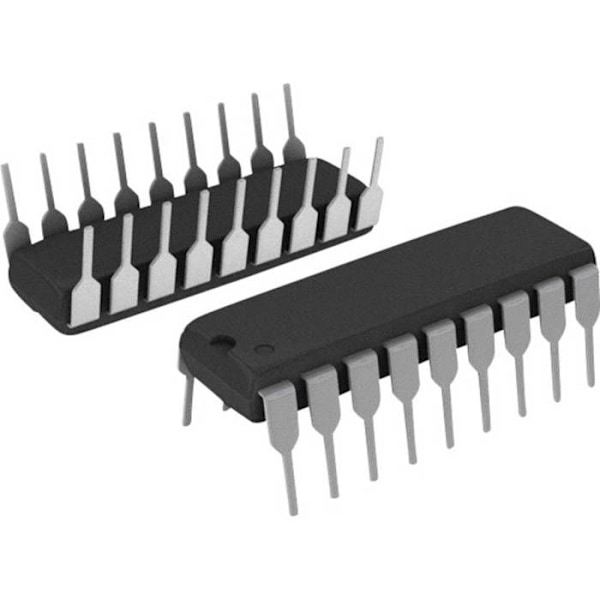 Mikrokontroller inbyggd Microchip Technology PIC16F818-I/P PDIP-18 8-Bit 20 MHz Antal I/O 16 1 st(e)
