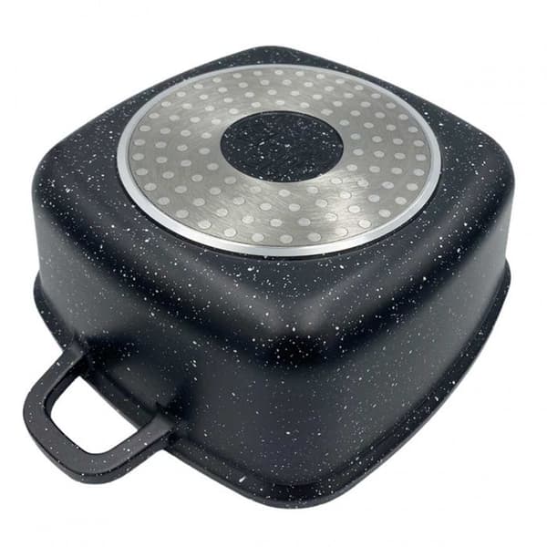 Marmite - KINGHOFF - KH-1601 - 20 cm - 2,8 L - Marmorbeläggning COOKMARK Svart