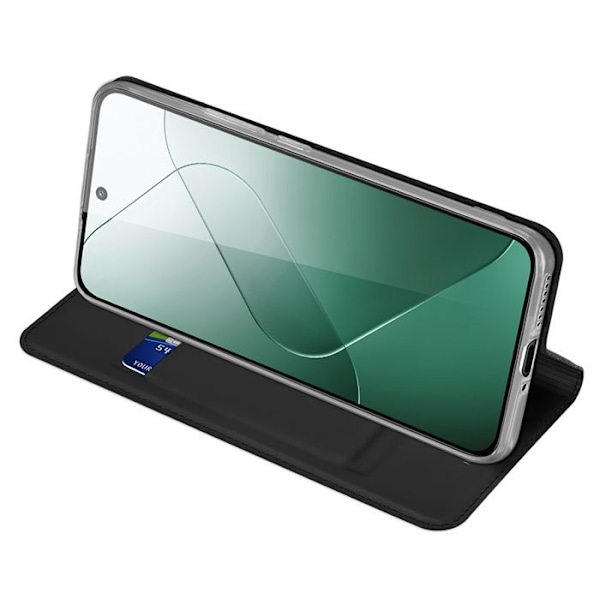 Etui för Xiaomi 14 - Dux Ducis - Skin Pro - Svart - Semi-rigadt - Hög kvalitet Svart