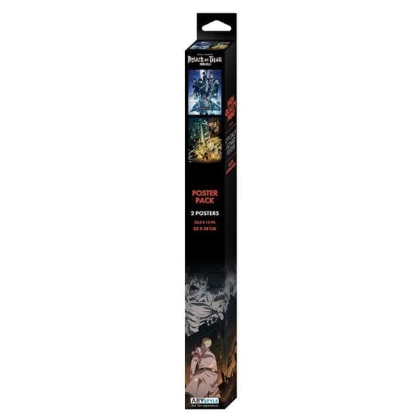 Affisch - GB Eye - ATTACK ON TITAN - Säsong 4 - Chibi - 170 g/m² - Väggdekoration