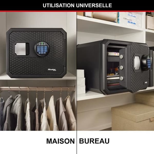 MASTERLOCK FPW082FTCML säkerhetsskåp - Brandsäker och vattentålig - Elektronisk kombination - L-format Grå
