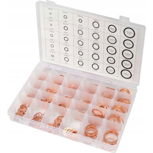 Boulon - mutter - skiva Yato - YT-068711 - KOPPARSKIVOR 580 st.