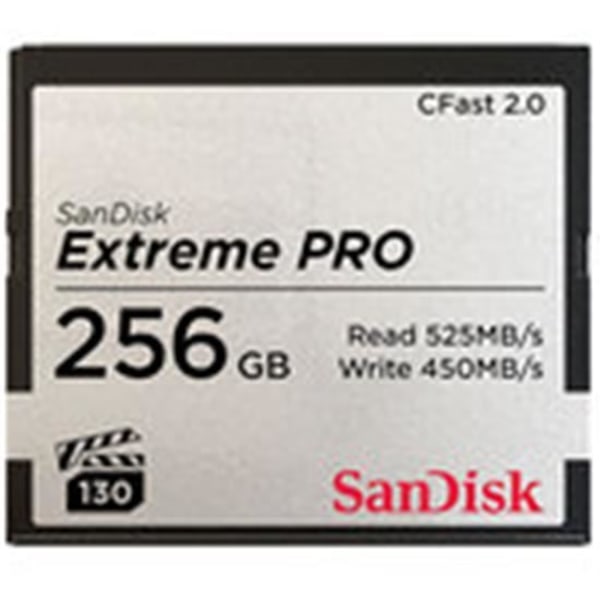 SanDisk Extreme Pro CFast 2.0 256 GB CompactFlash-minneskort - VPG-130
