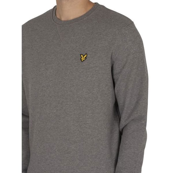Sweatshirt med logga - Lyle & Scott Grå S