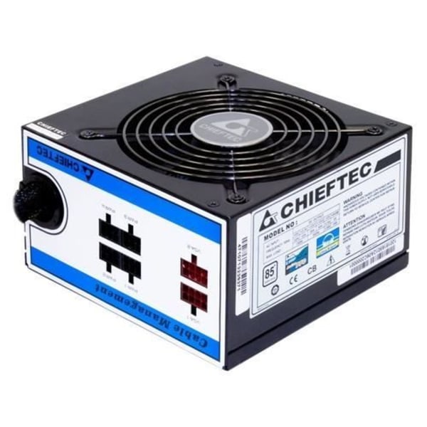 CHIEFTEC A-80 SERIES CTG-750C strömförsörjning - 750W - Modulära kontakter - 80 PLUS certifiering - Svart