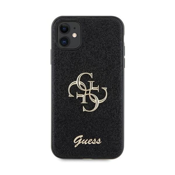 Gissa Glitter Script Stor 4G - iPhone 11-skal (svart)