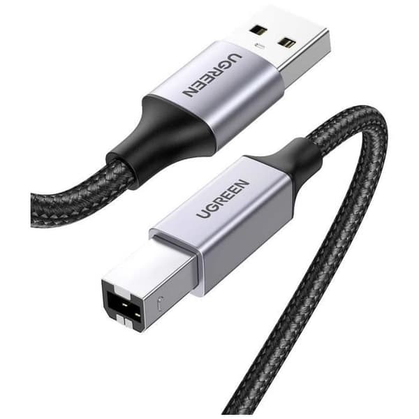 USB-kabel - UGREEN - 80801 - USB 2.0 - 1 m - USB-A hane till USB-B hane
