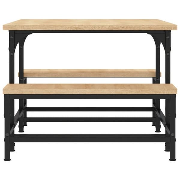 vidaXL Sonoma Ek Soffbord 100x50,5x40 cm Konstruerat trä 835375